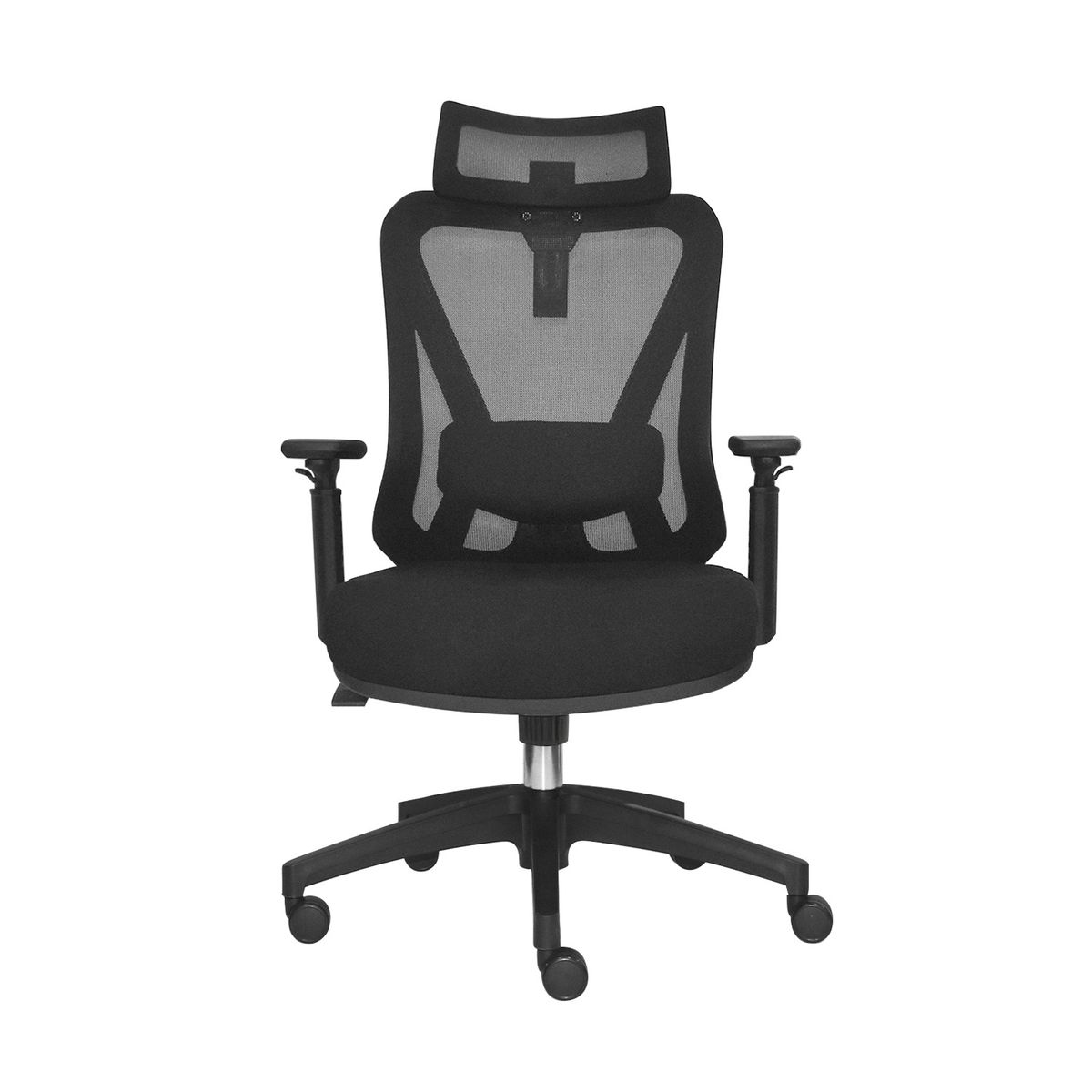 Silla Ergonómica Reclinable Dolfin Presidente Negro Nylon Ofideas, marca OFIDEAS - Foto Principal