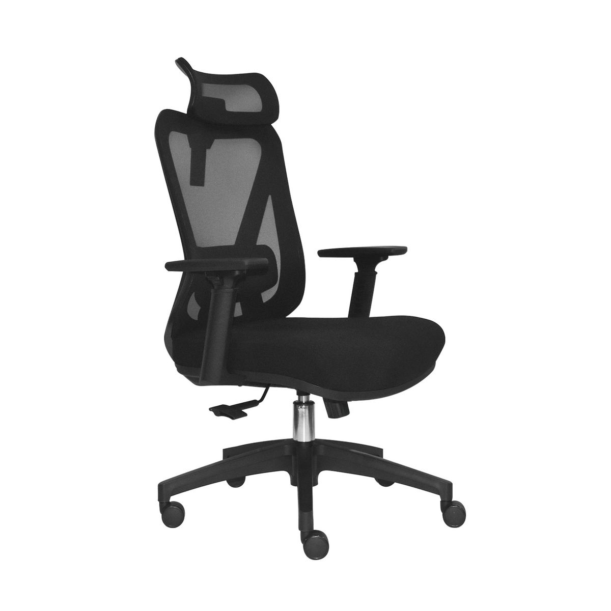 Silla Ergonómica Reclinable Dolfin Presidente Negro Nylon Ofideas, marca OFIDEAS - Foto 2