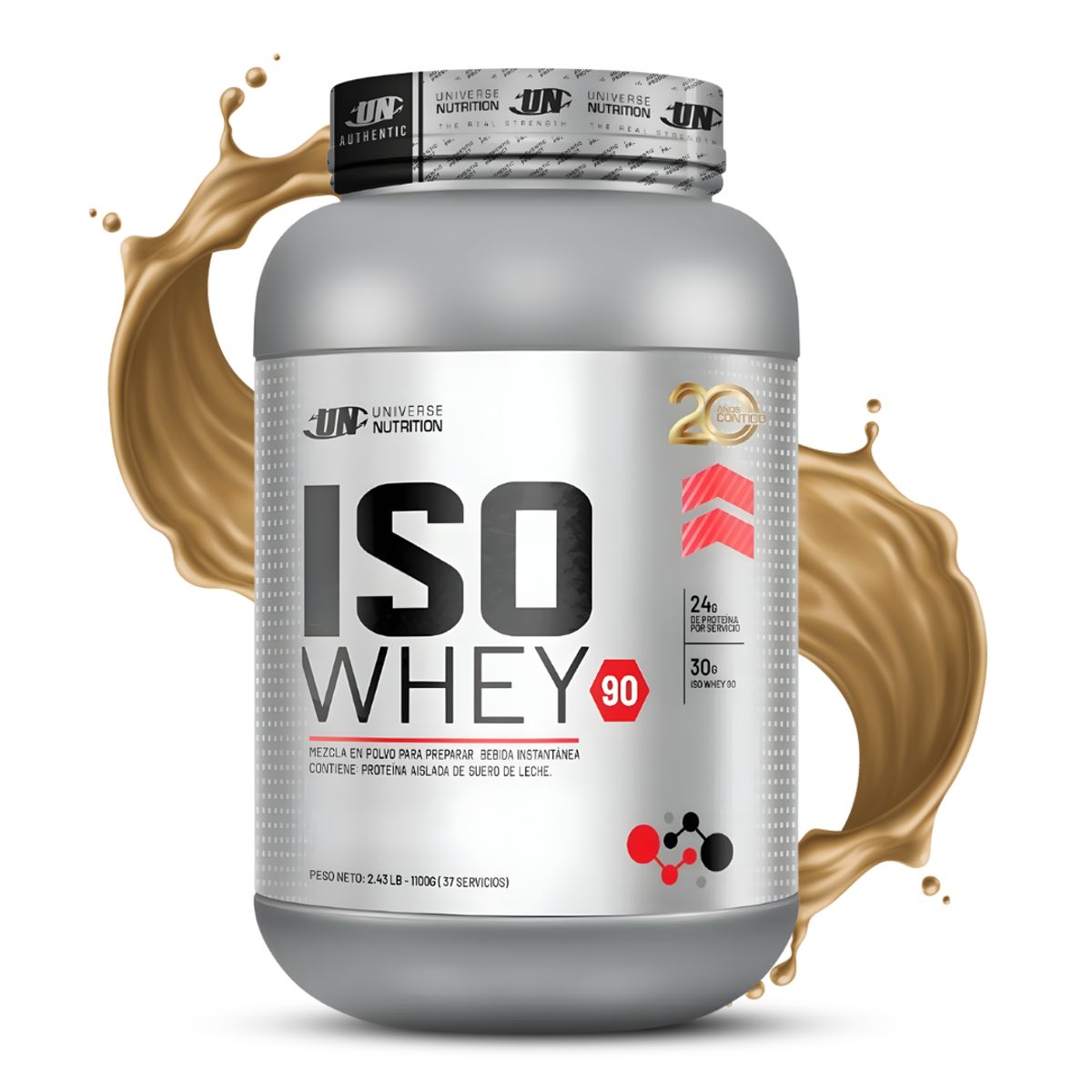 Universe Nutrition - Iso whey 90 1.1 KG Proteina Isolatada - Cookie and Cream