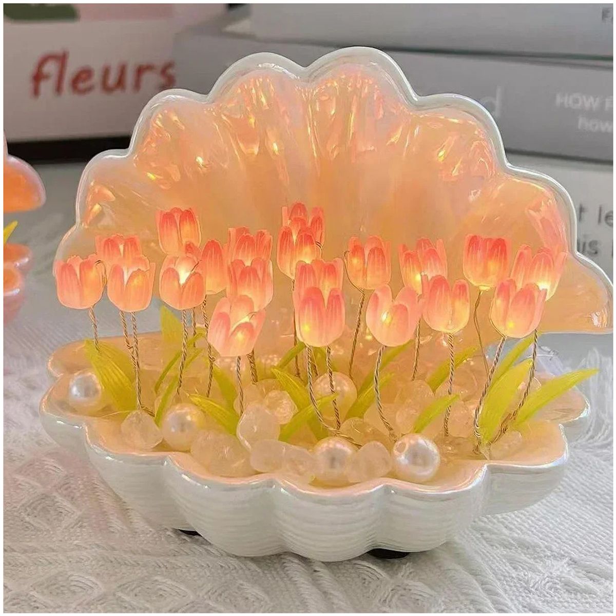 Lámpara De Tulipanes Eternos Decorativo, marca OEM - Foto Principal