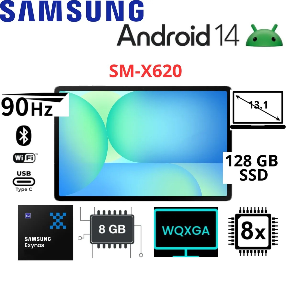 SAMSUNG - Samsung Galaxy Tab S10 FE Plus 13.1 WiFi 128GB Gris con S Pen