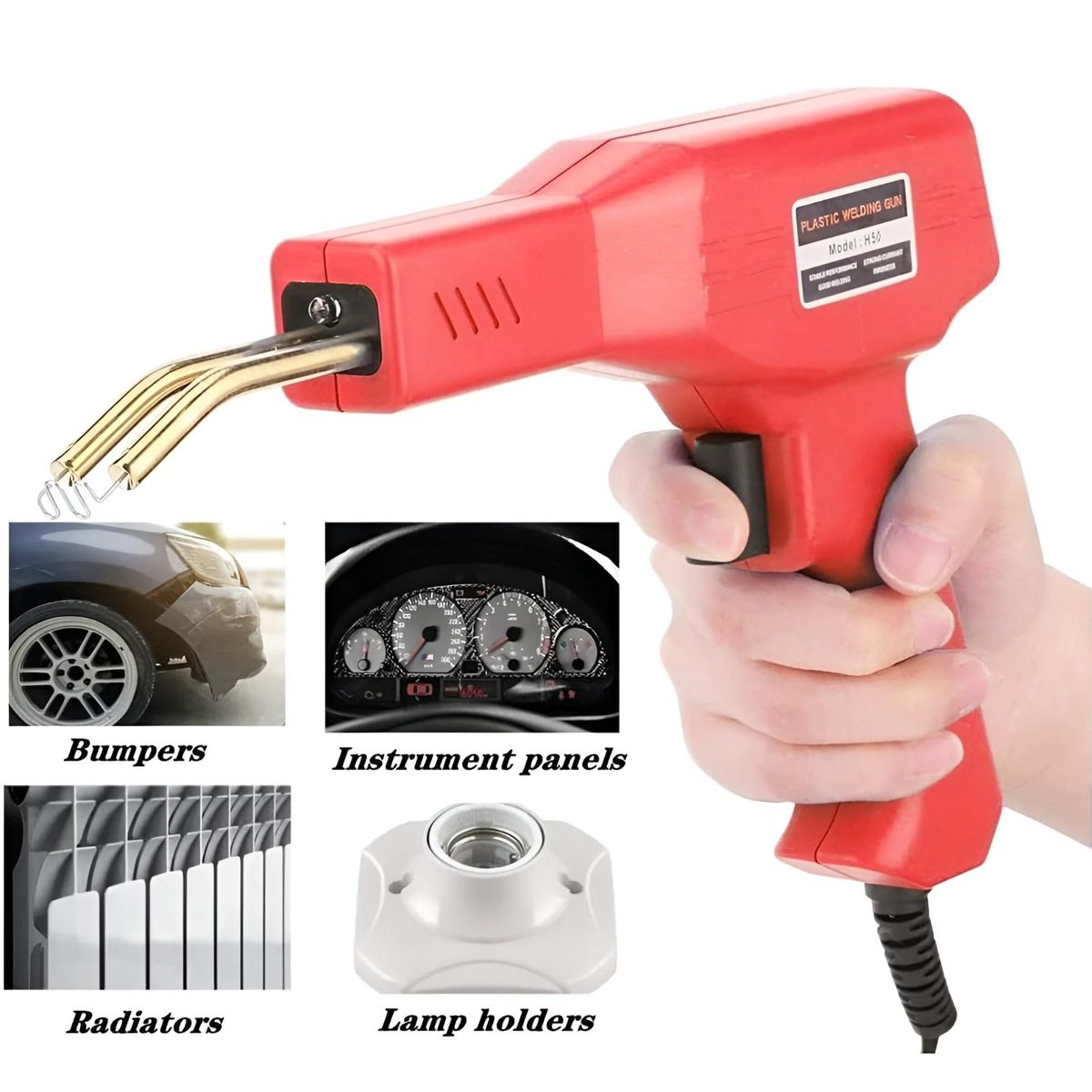 OEM - Máquina de Soldar Plástico Hot Stapler 50W - Reparador de Grietas y Faros de Auto
