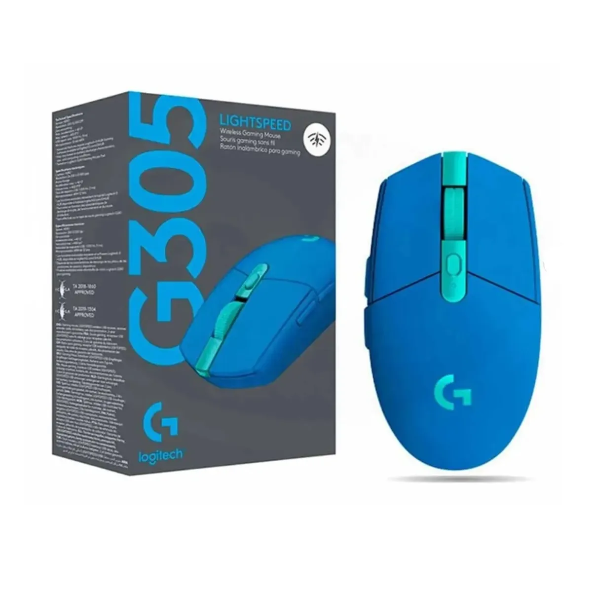 LOGITECH - Mouse Gaming G305 Lightspeed Azul