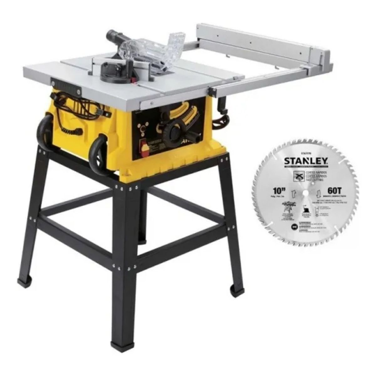 STANLEY - Sierra De Mesa + Fresadora + Lijadora Orbital Stanley