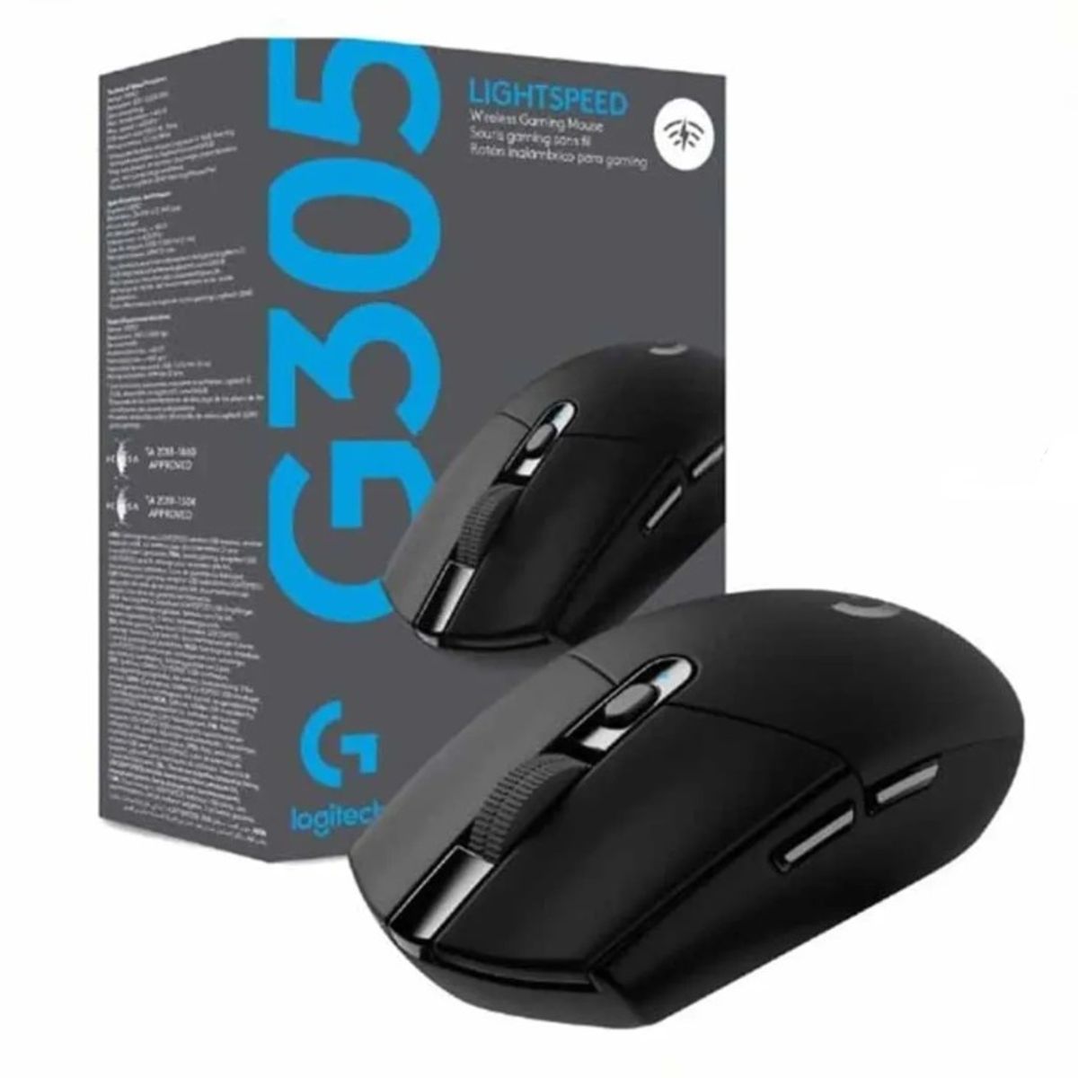 LOGITECH - Mouse Gaming G305 Lightspeed Negro