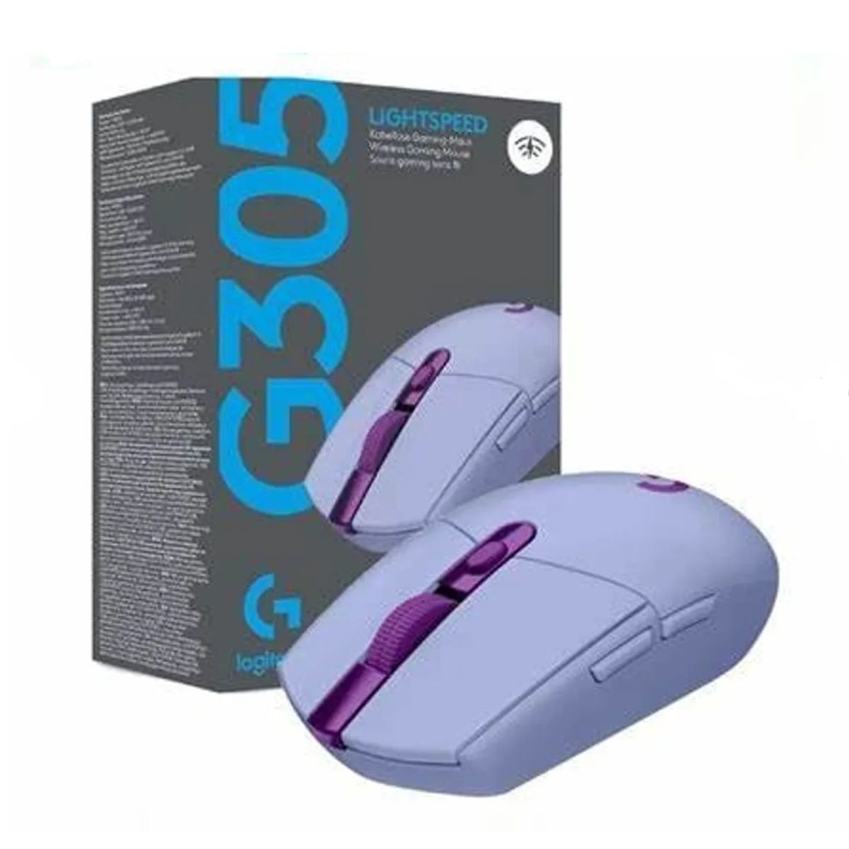 LOGITECH - Mouse Gaming G305 Lightspeed Lila