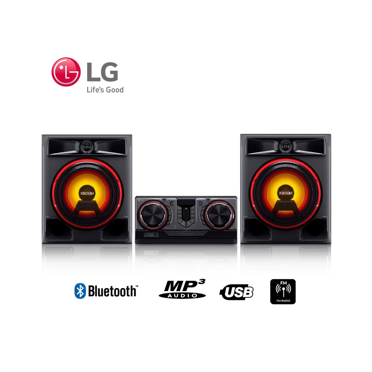 LG - Minicomponente LG XBOOM CL65 Bluetooth Usb CD - Negro