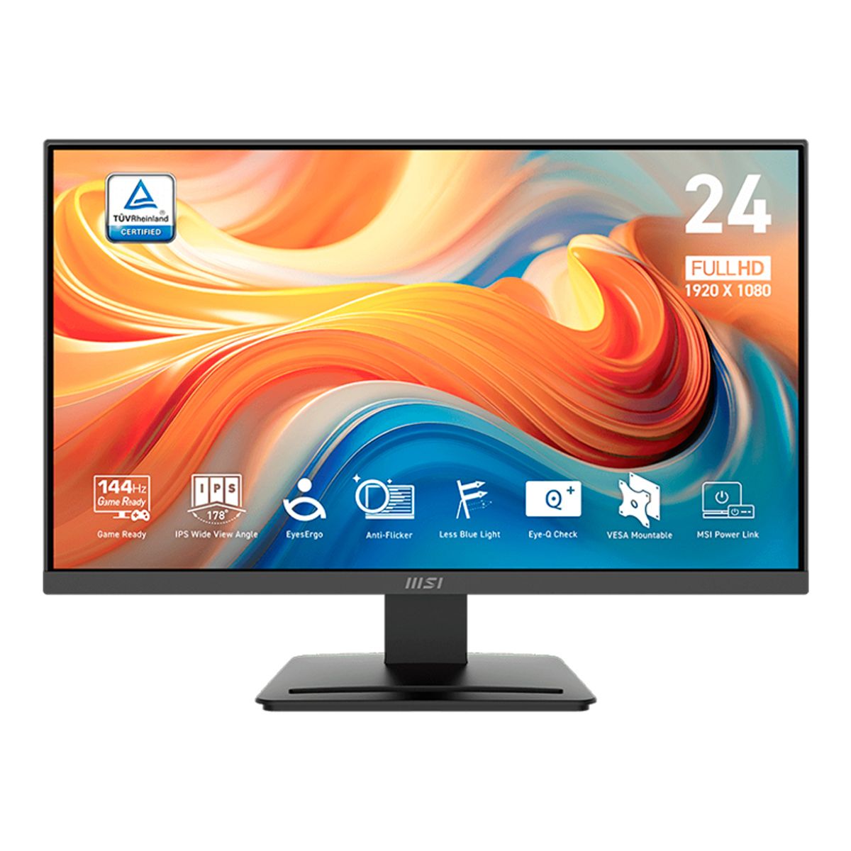 MSI - Monitor Plano MSI PRO MP243L E14, 23.8 FHDIPSHDMI x1VGA x1