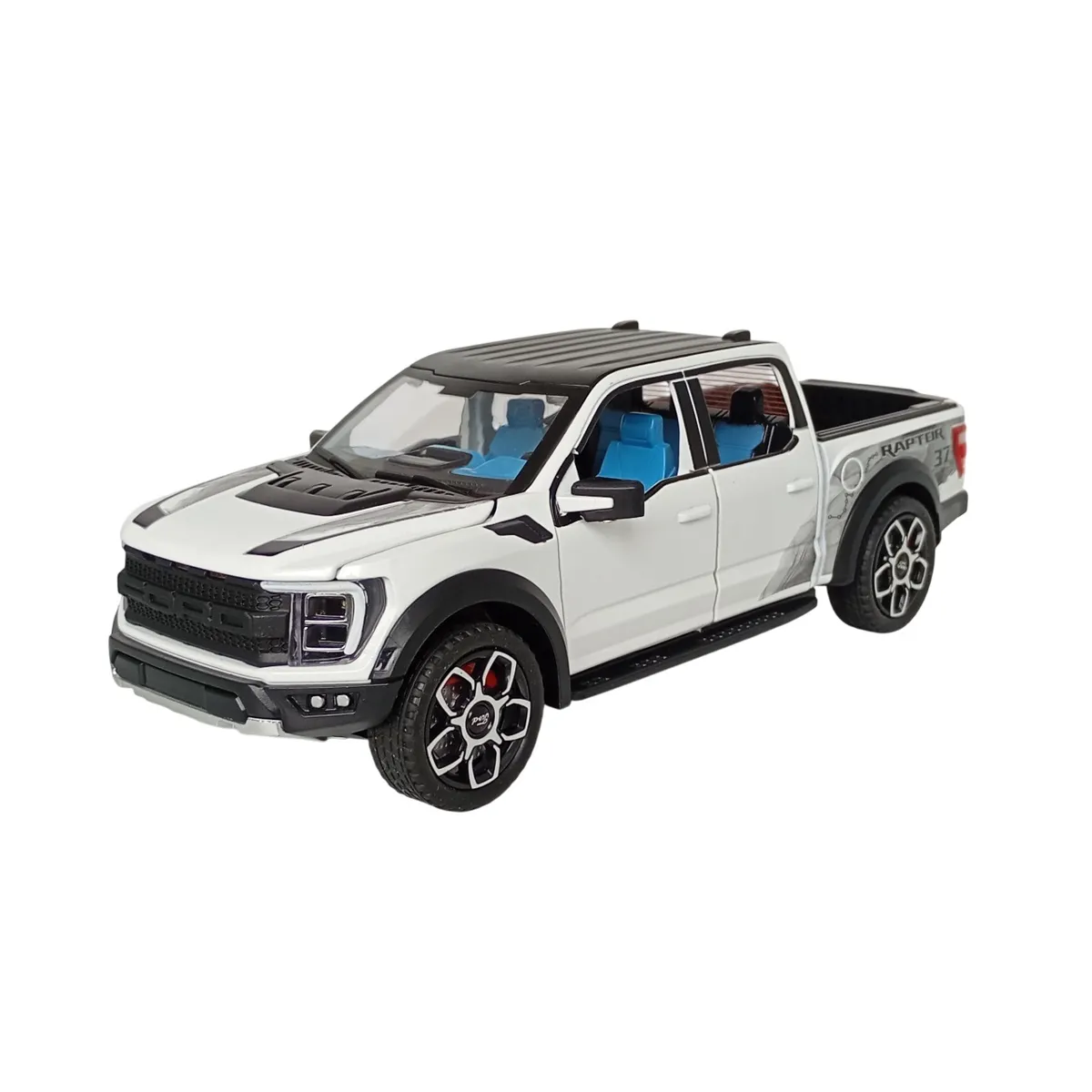 DIECAST MASTER - CAMIONETA COLECCION FORD RAPTOR SONIDO Y LUZ 25 CM LARGO ESCALA1/20