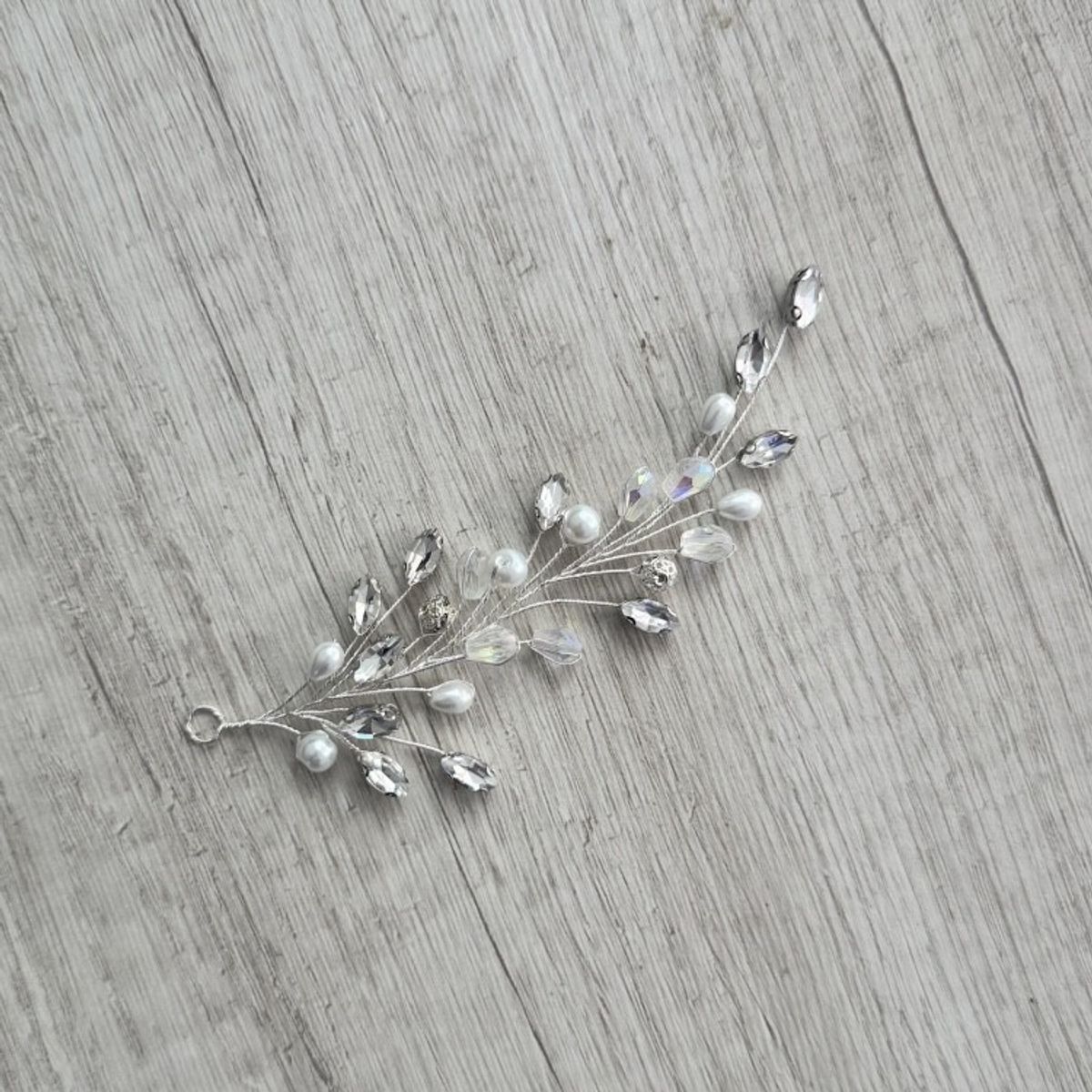 ANADE HANDMADE - TOCADO TIARA ACCESORIO PARA NOVIA