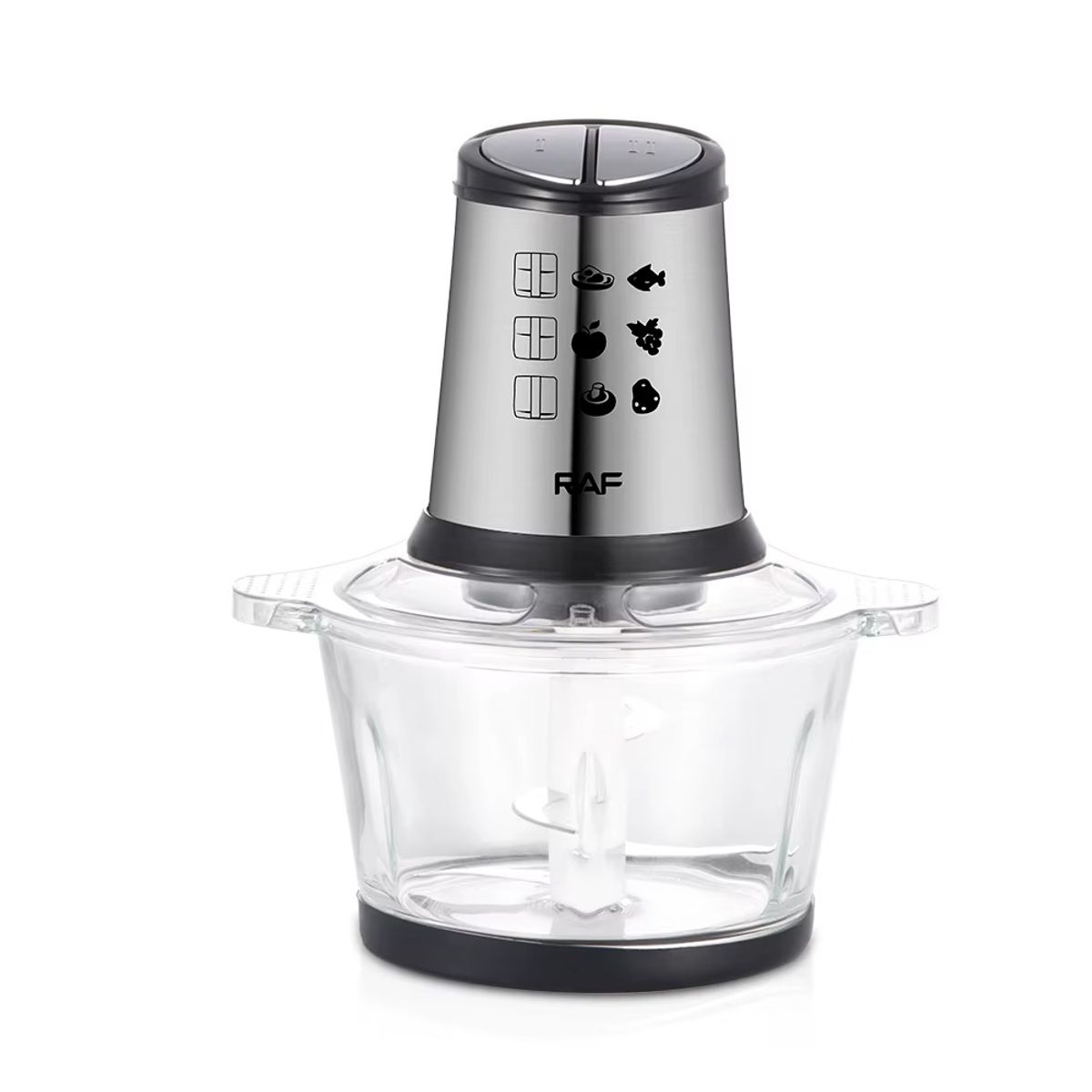 RAFF - Procesadora de Alimentos RAF 2 Lts Vidrio 800W R7046