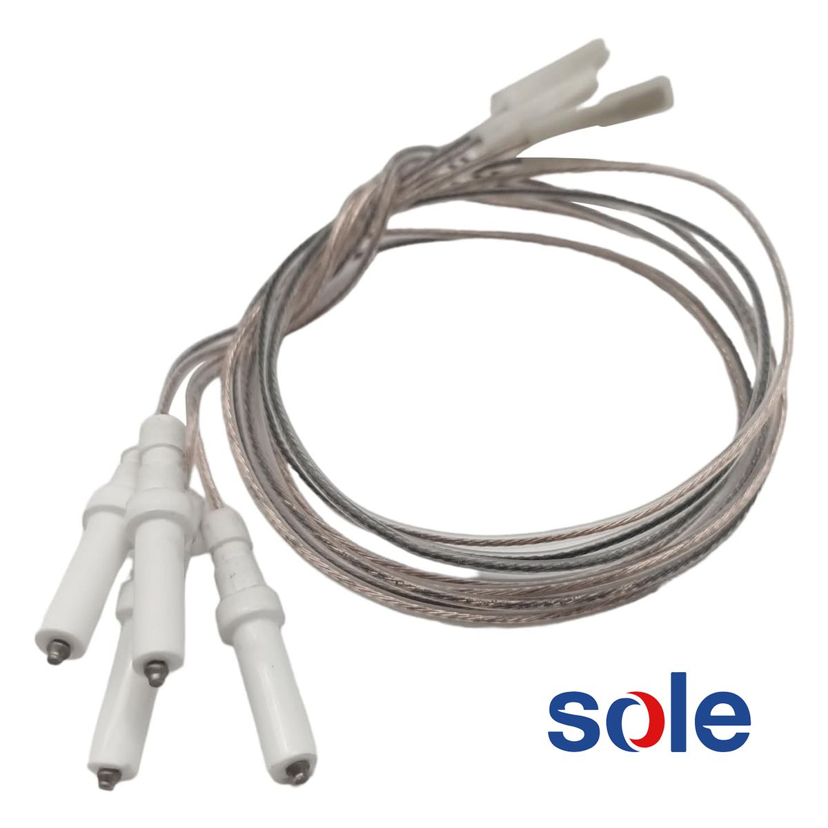 SOLE - Juego de 04 Bujías de Encendido Eléctrico para Cocinas SOLE (chisperos)