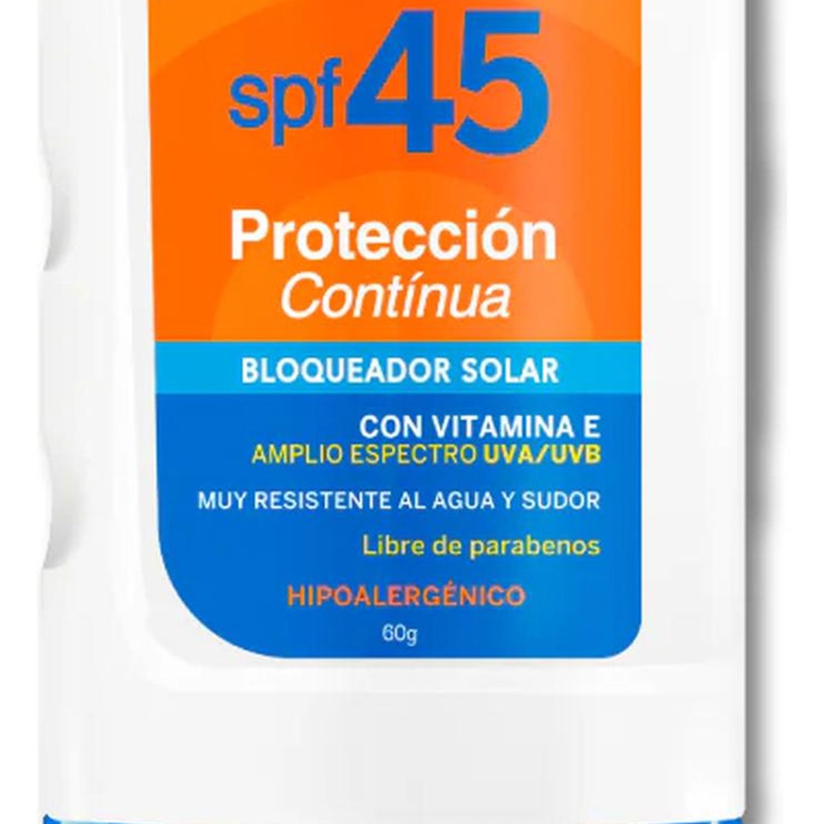 BAHIA - Bloqueador Bahía Protección Continua Spf45 60 G.