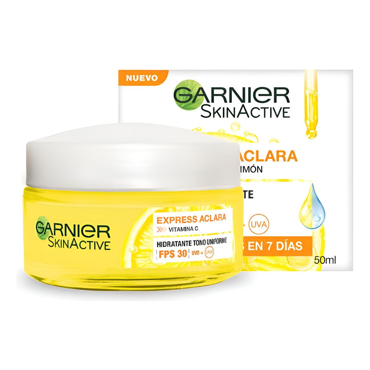 Garnier - Crema Hidratante Garnier Skin Active Express Aclara Fps 30
