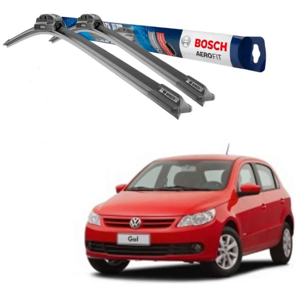 Limpiaparabrisas Volkswagen Gol 2009-2013 Bosch Aerofit, marca Bosch - Foto Principal