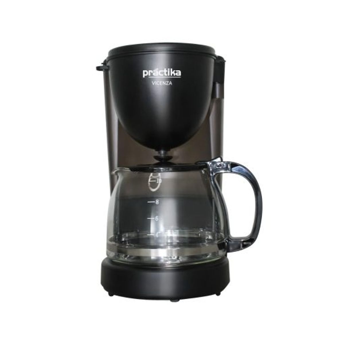 PRACTIKA - Cafetera Practika Vicenza 10 Tazas 600W – Café Rápido y Sabroso