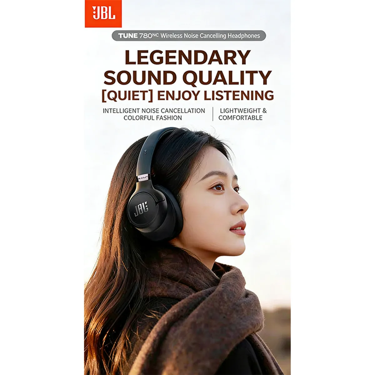 JBL - Audífono Inalambrico JBL Tune 780NC Bluetooth 6.0