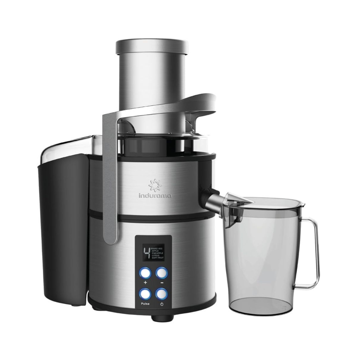INDURAMA - Extractor de Jugos 1.1L 800W Indurama EI 800I  Potente y Eficiente