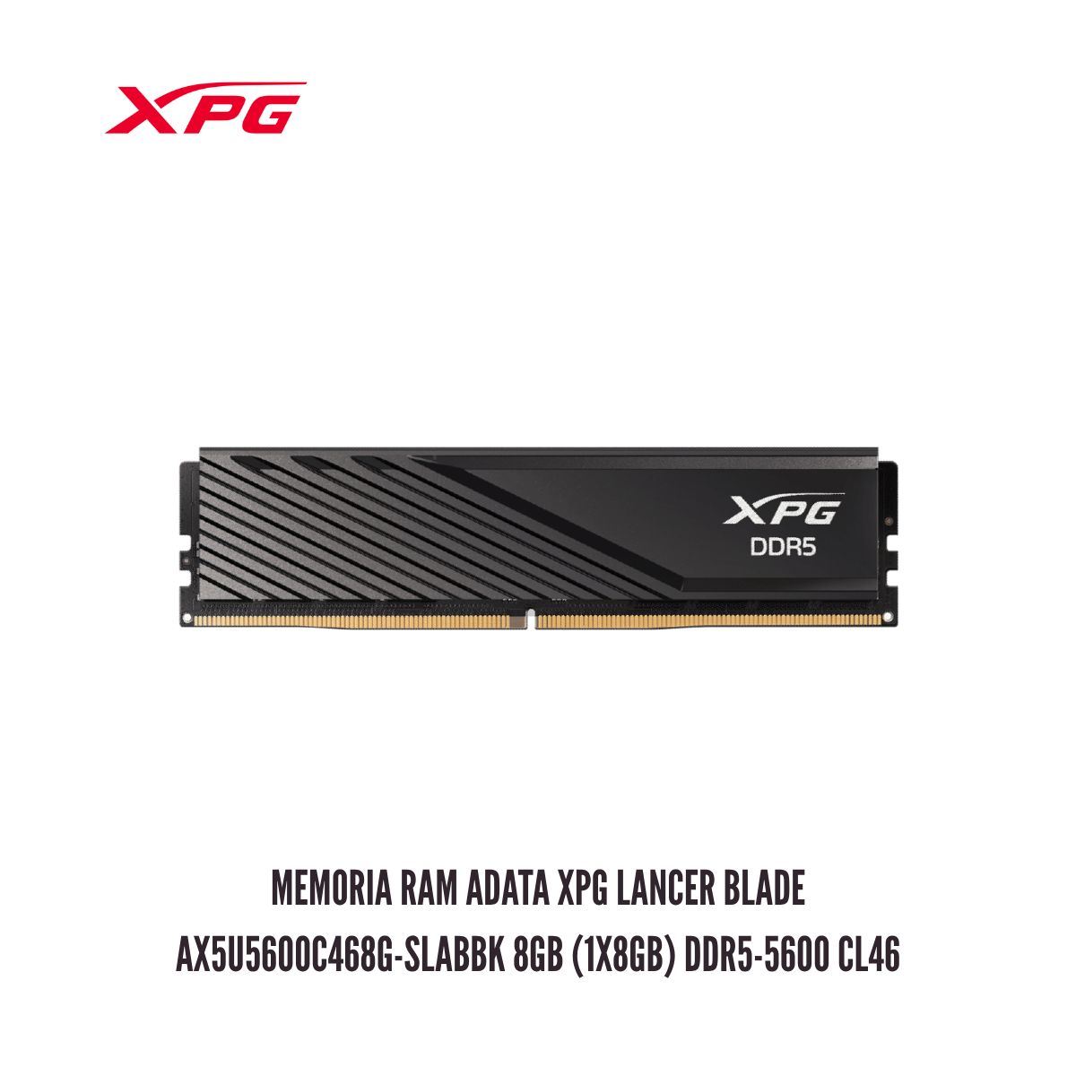 XPG - Memoria RAM ADATA XPG LANCER BLADE AX5U5600C468G-SLABBK 8GB 1x8GB DDR5-5600 CL46