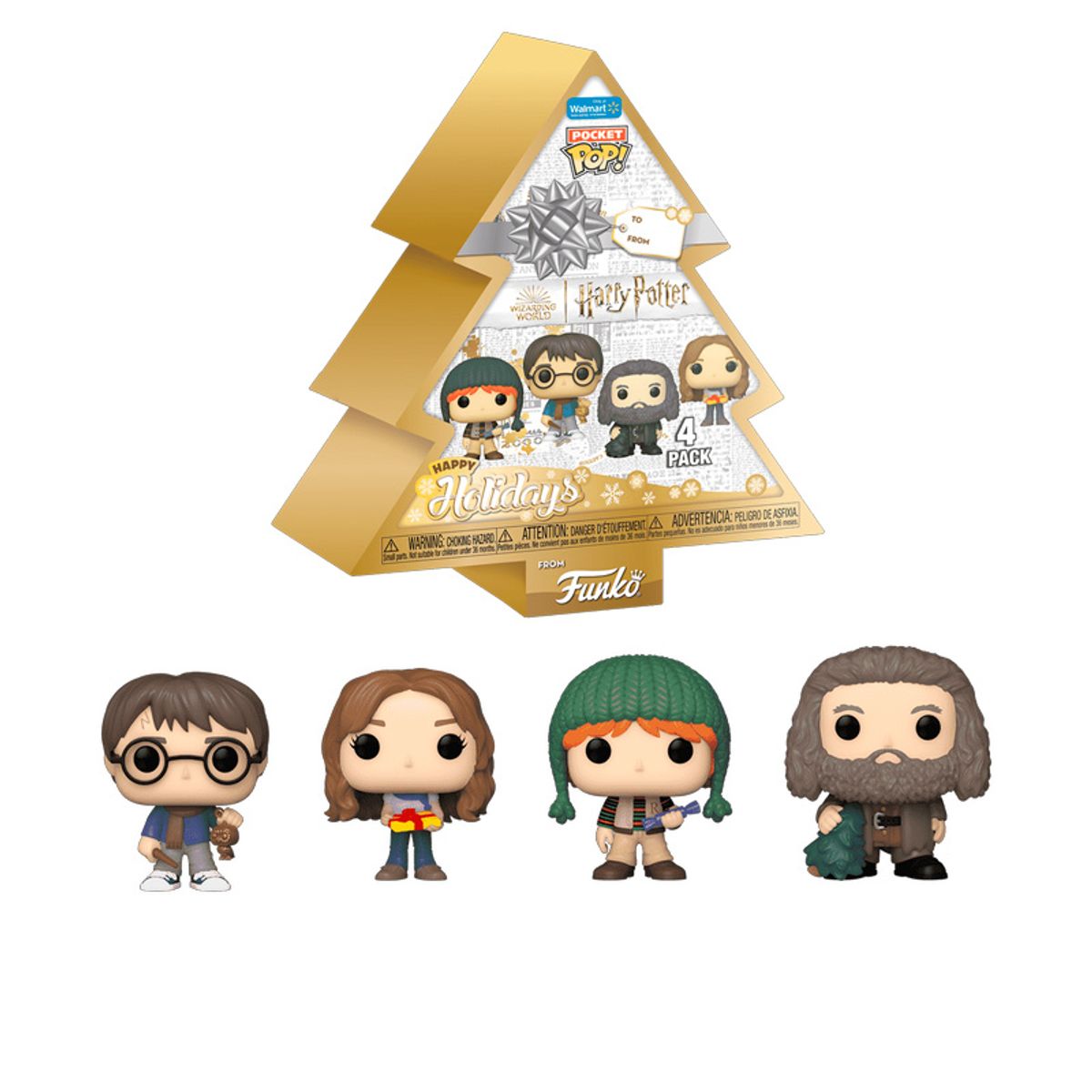 FUNKO - HARRY POTTER 4 PACK MINI HOLIDAY