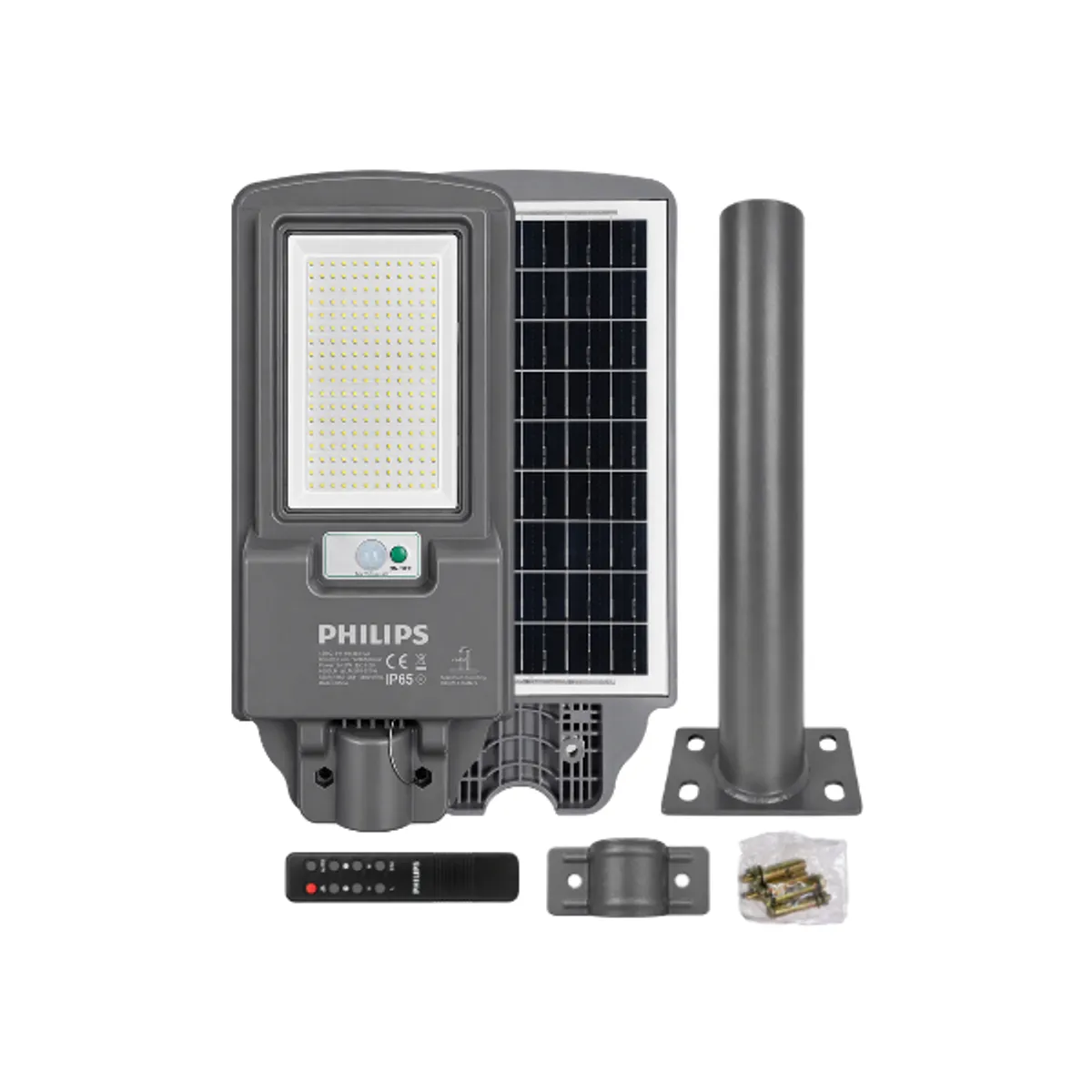 Luminaria Solar Philips BRC010 400W Kit G2  Alumbrado Público Exterior con Control Remoto, marca PHILIPS - Foto Principal