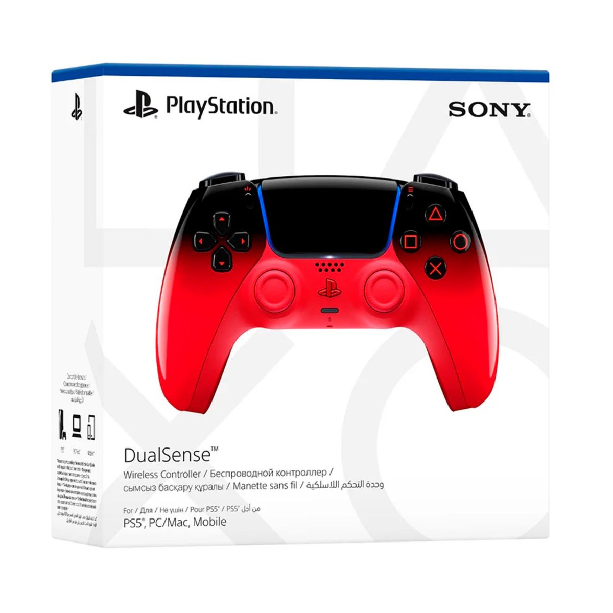 SONY - MANDO PS5 DUALSENSE TECHNO RED