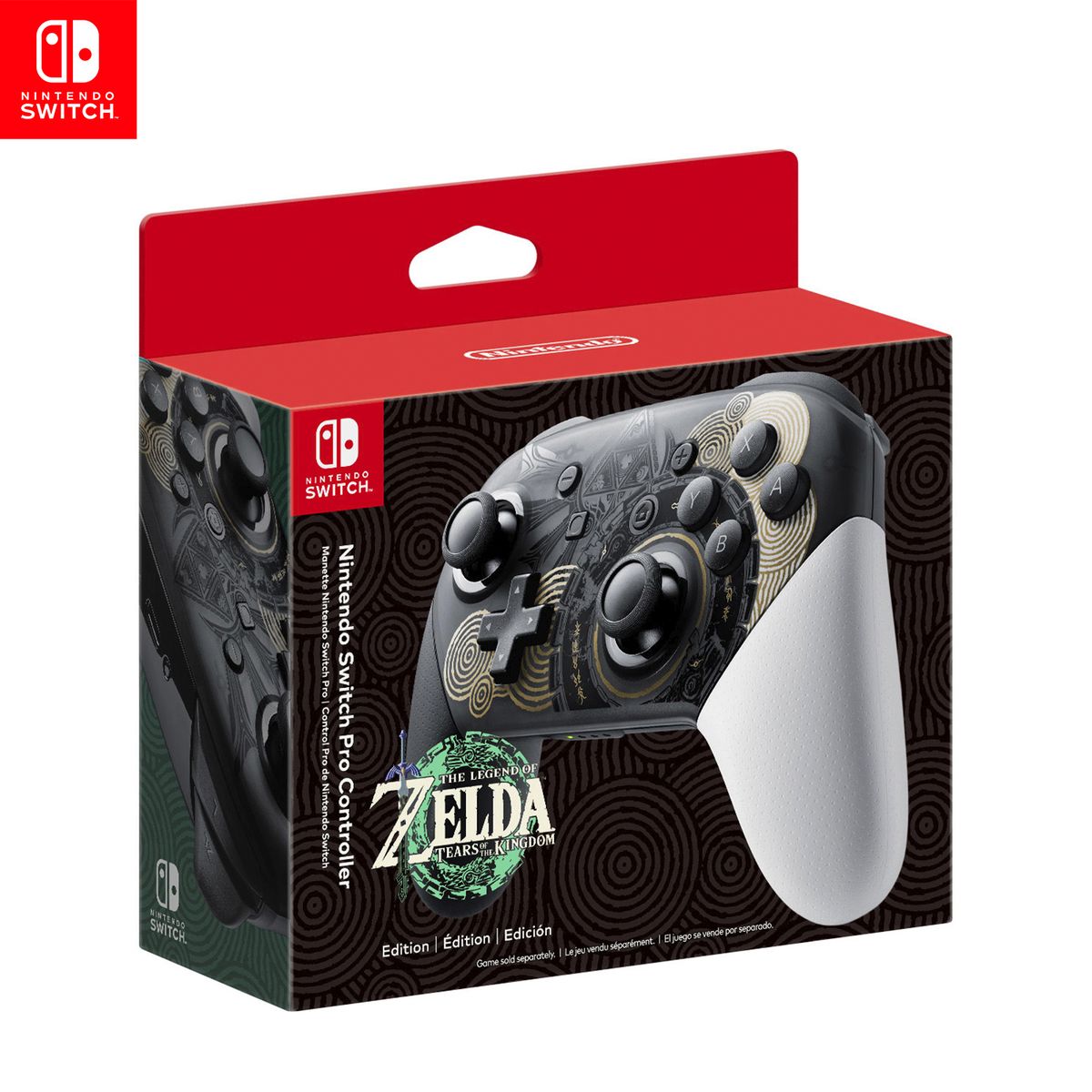NINTENDO - PRO CONTROL NINTENDO SWITCH THE LEGEND OF ZELDA TEARS OF THE KINGDOM EDITION