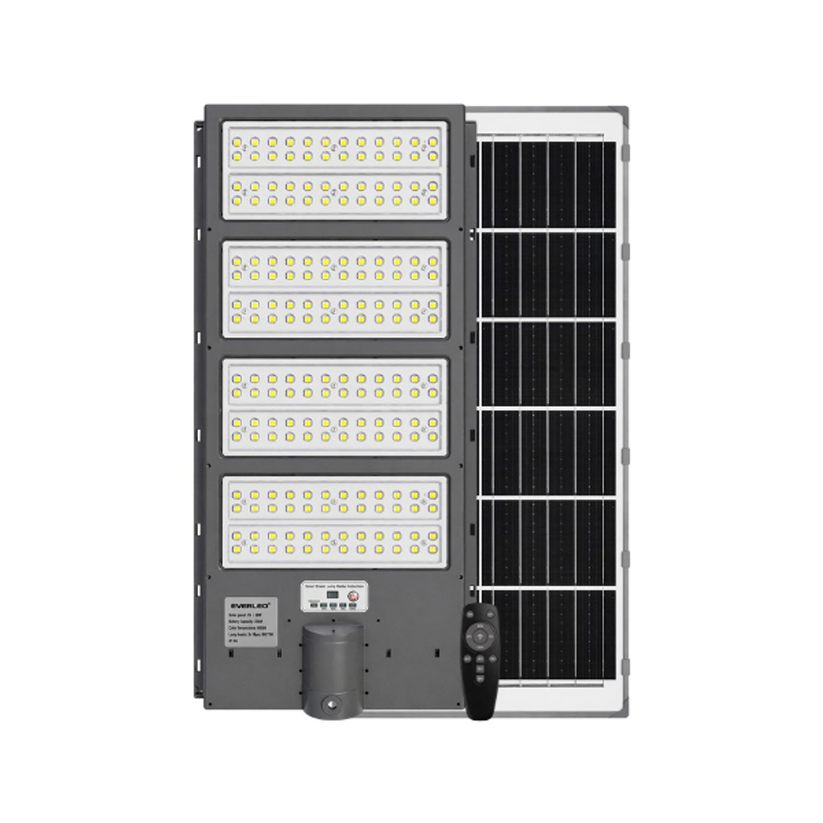 GENERICO - Reflector Solar LED 400W Exterior Luminaria Tipo Farola Alumbrado Público con Control Remoto