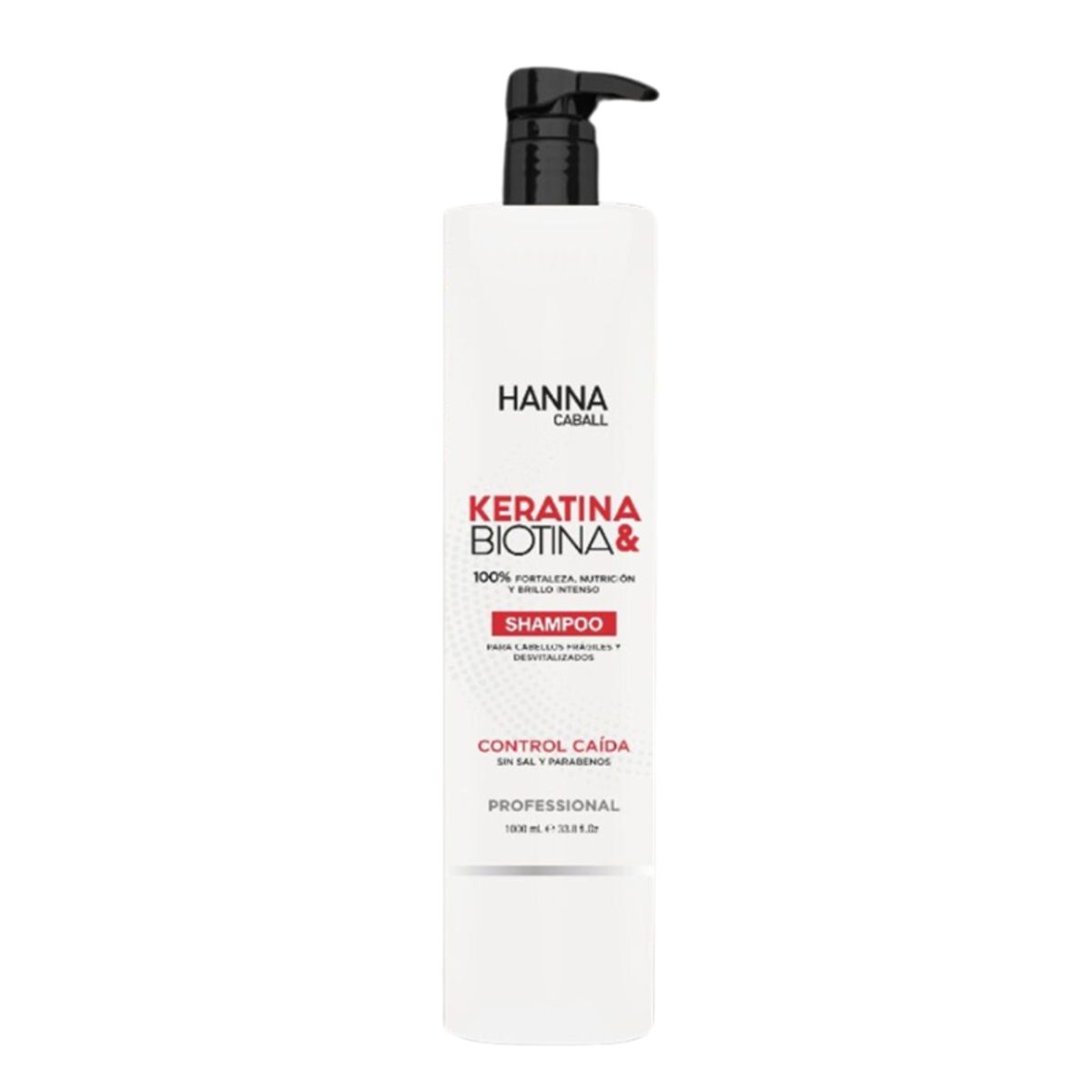 GENERICO - HANNA CABALL - Duo Keratina Biotina Shampoo Acondicionador y Mascarilla
