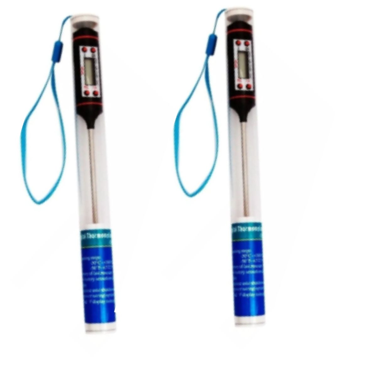 GENERICO - Pack de 2 Termómetros Digital Modelo TP-101 Ideal para Comidas y Bebidas