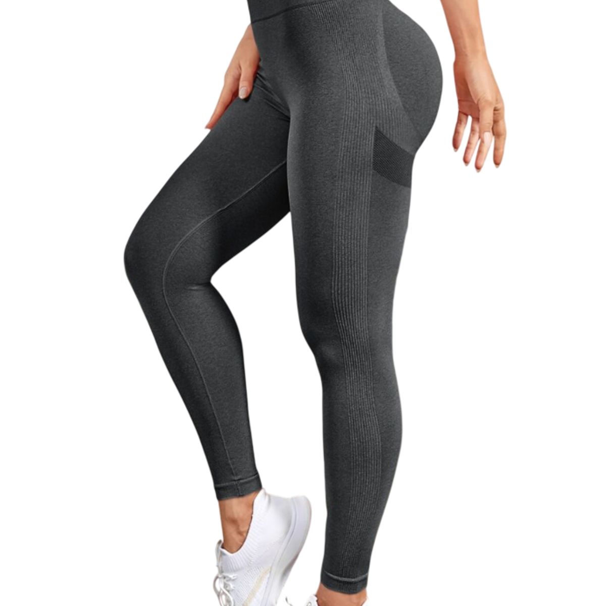 ROYAL PEACH APPAREL - Legging deportivo Plomo - Ropa deportiva malla mujer gym