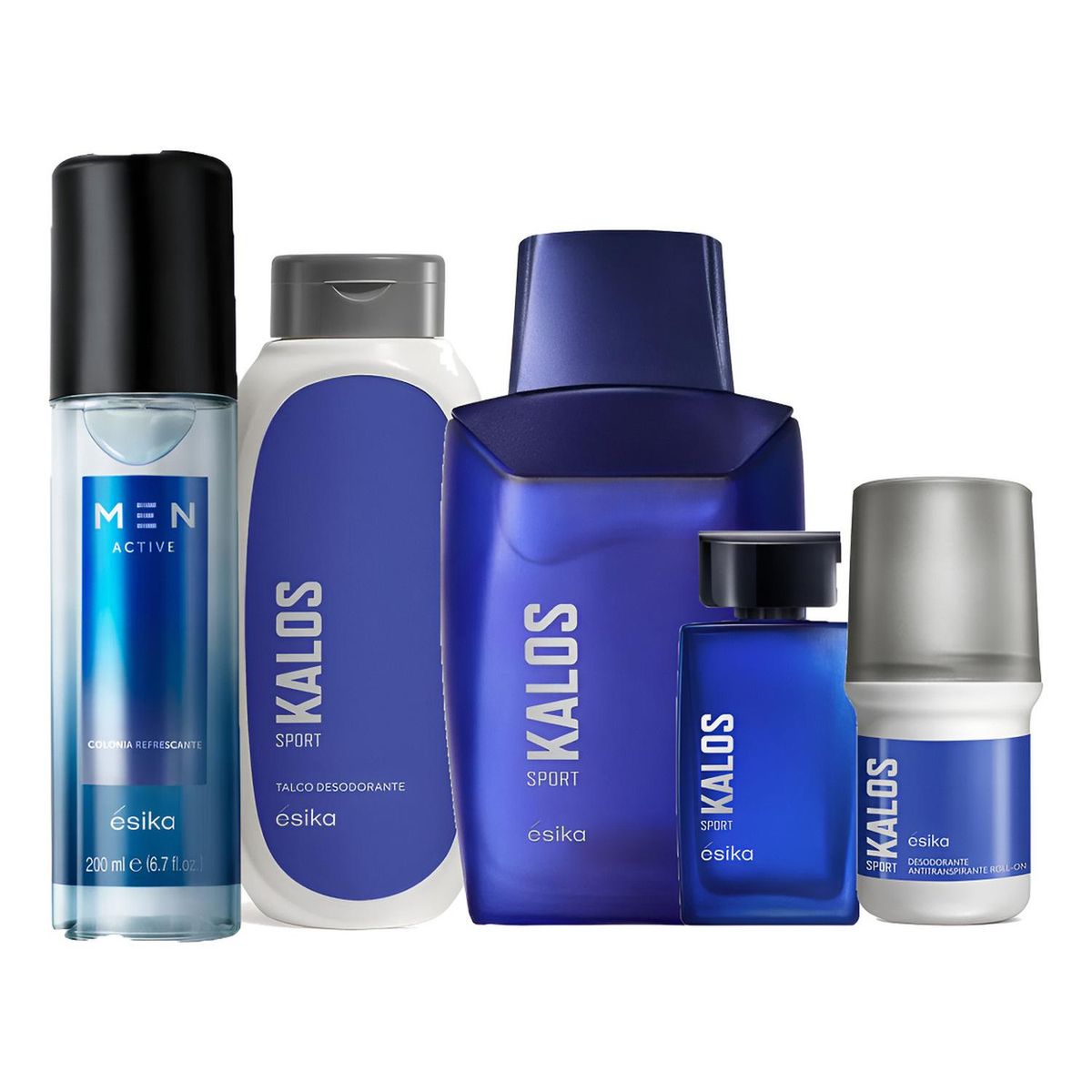 Esika - Kalos Sport Fragancia De Hombre Con Mini Talco Deo Y Refresh