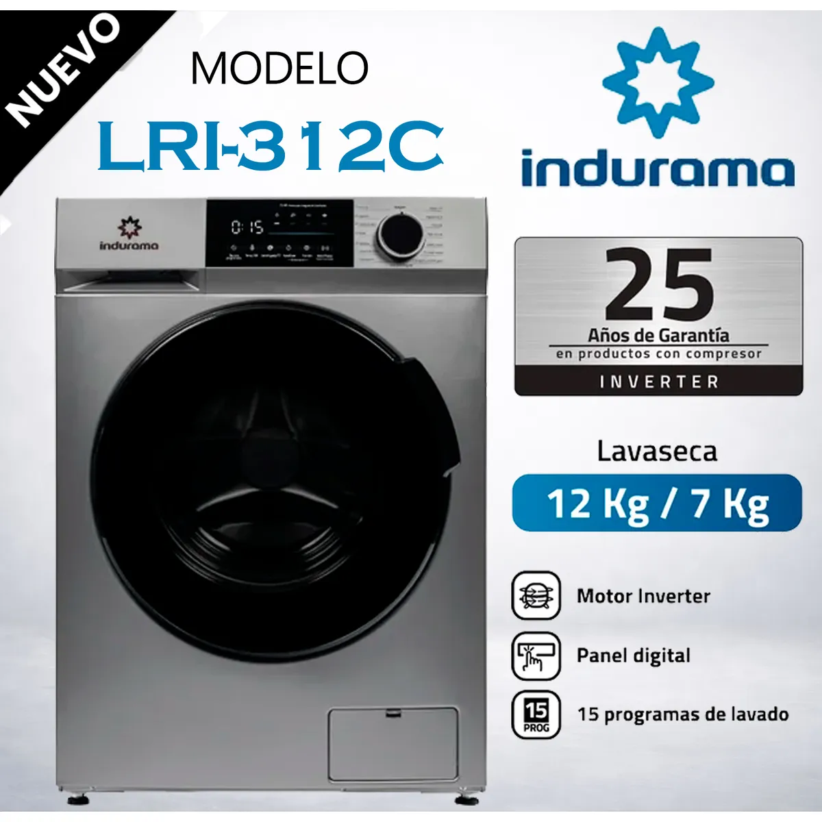 INDURAMA - Lavaseca Indurama 127KG LRI-312C
