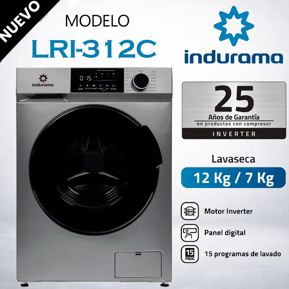 INDURAMA - Lavaseca Indurama 127KG LRI-312C