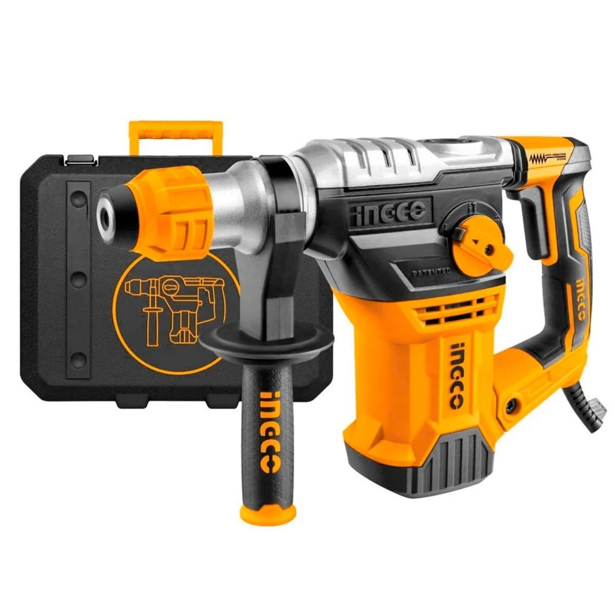 INGCO - Rotomartillo SDS Plus Ingco Rh150068 1500W 5.5J + Maletín
