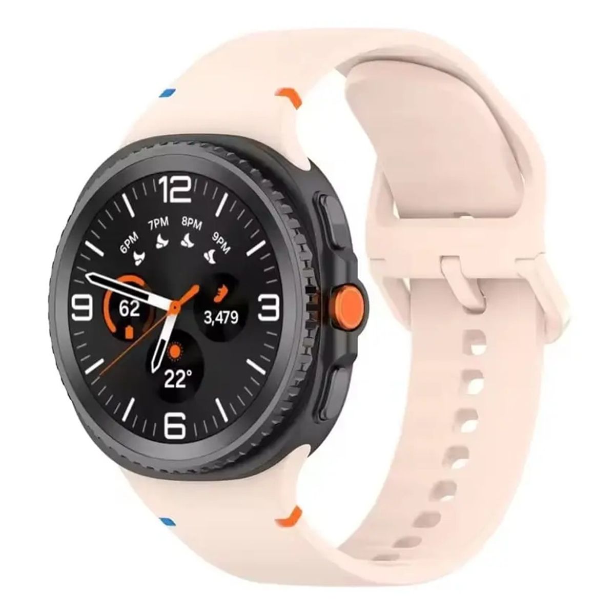 GENERICO - CORREA SPORT PARA SAMSUNG GALAXY WATCH 8  44-40 MM CLASSIC 46 M ROSA