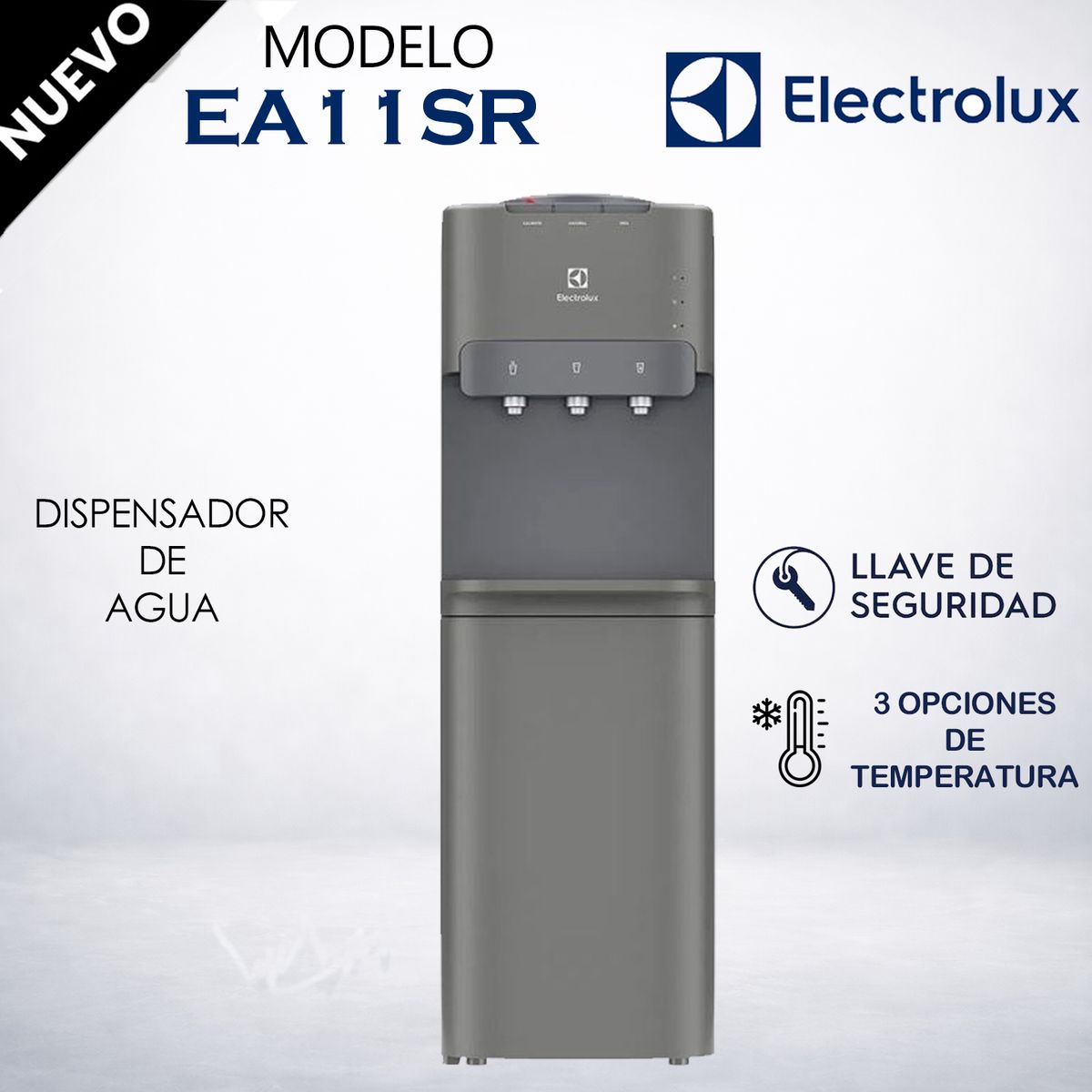 ELECTROLUX - Dispensador de Agua Gabinete Electrolux EA11SR Gris