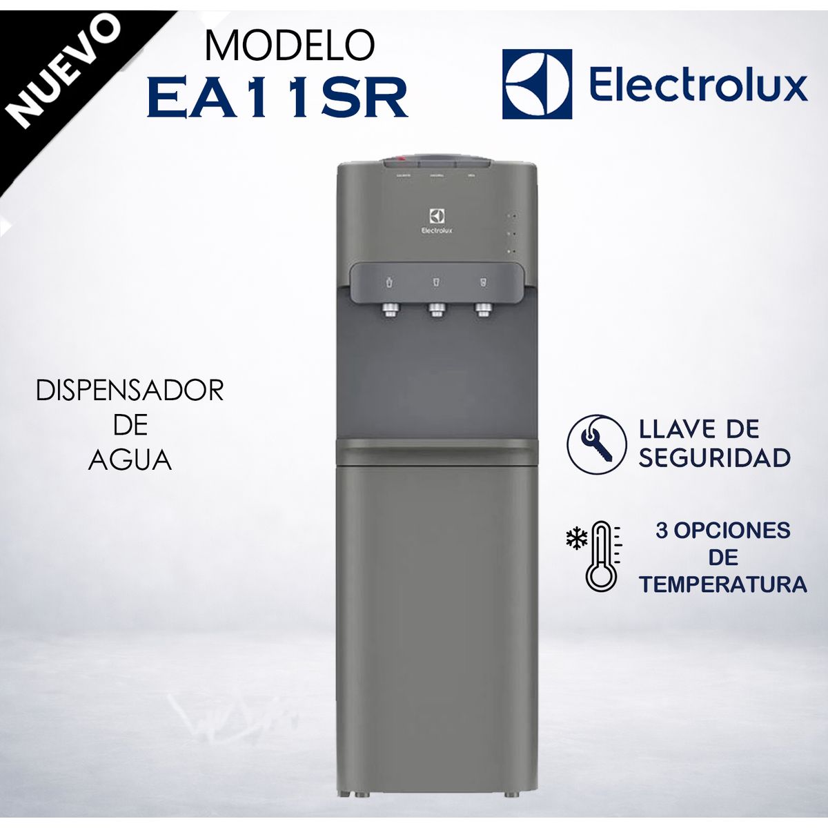 ELECTROLUX - Dispensador de Agua Gabinete Electrolux EA11SR Gris