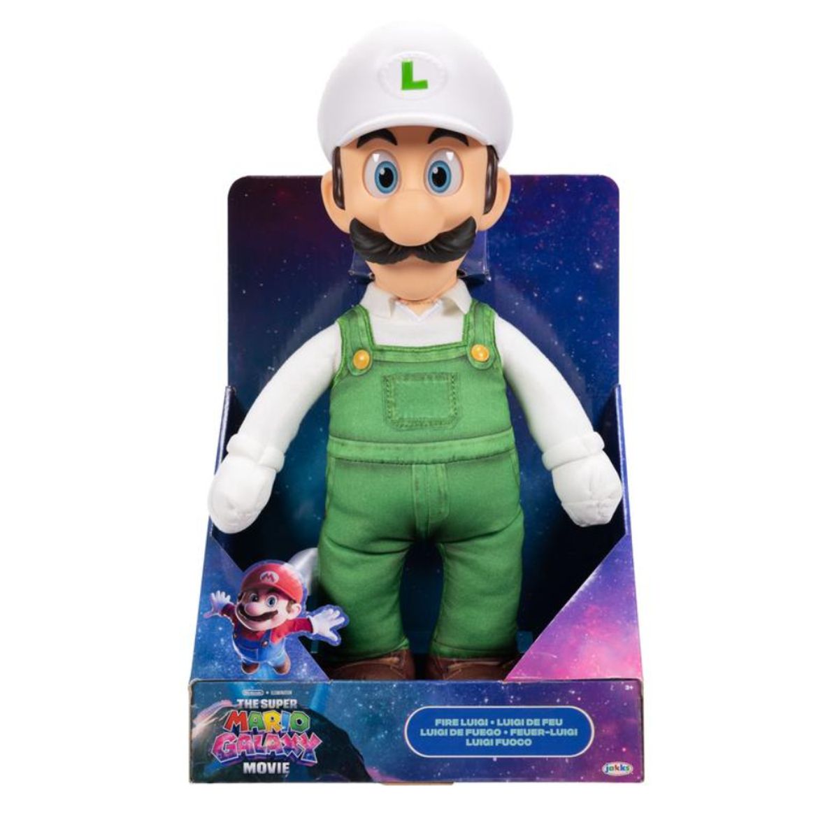 NINTENDO - Super Mario Galaxy Pelicula Peluche Luigi Con Cabeza Plastica 37cm Nintendo