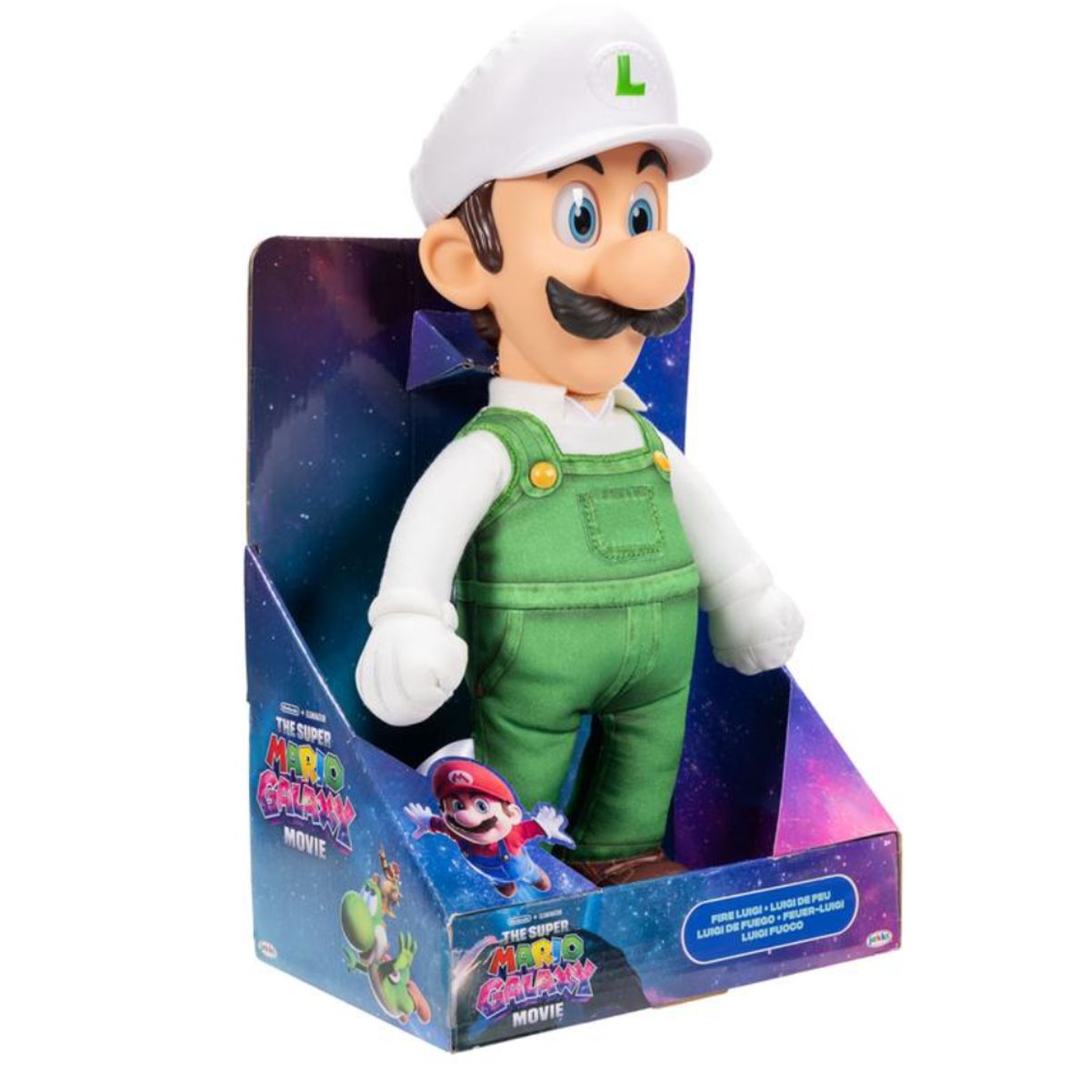 NINTENDO - Super Mario Galaxy Pelicula Peluche Luigi Con Cabeza Plastica 37cm Nintendo