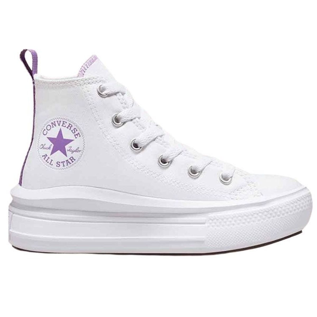 CONVERSE - Chuck Taylor All Star Move Platform Hi Blanco