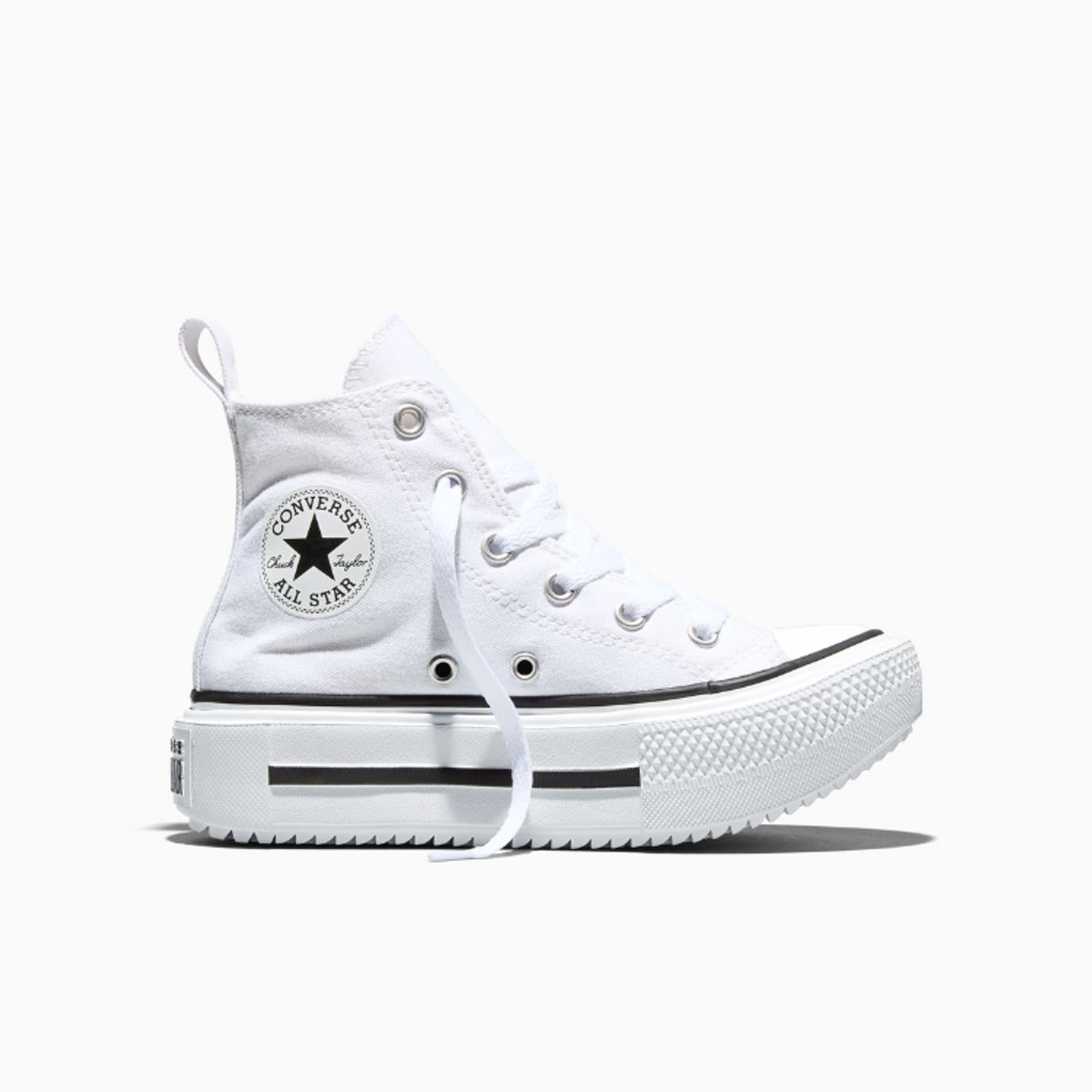 CONVERSE - Chuck Taylor All Star Double Stack Platform Blanco