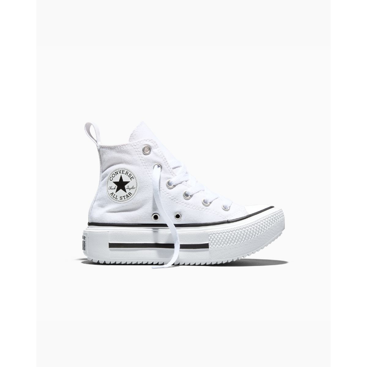 CONVERSE - Chuck Taylor All Star Double Stack Platform Blanco