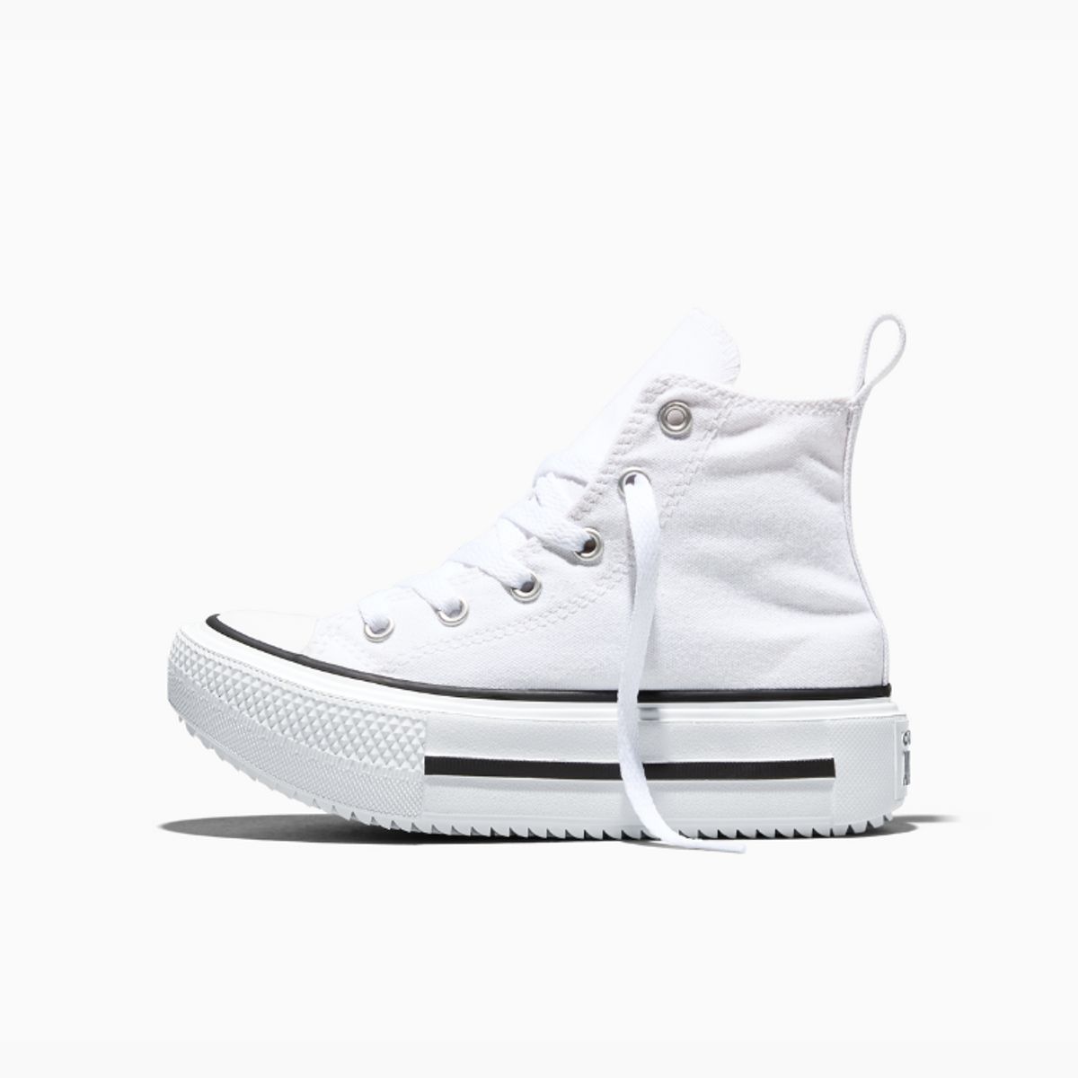 CONVERSE - Chuck Taylor All Star Double Stack Platform Blanco