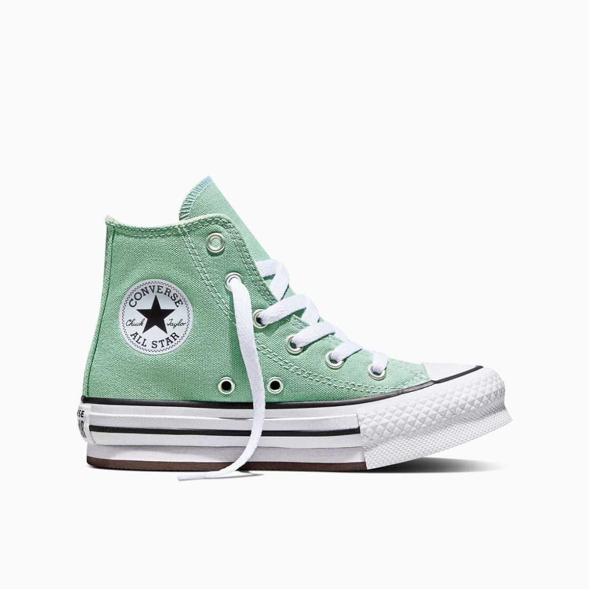 CONVERSE - Zapatillas Chuck Taylor Lift Platform Seasonal Color Verde