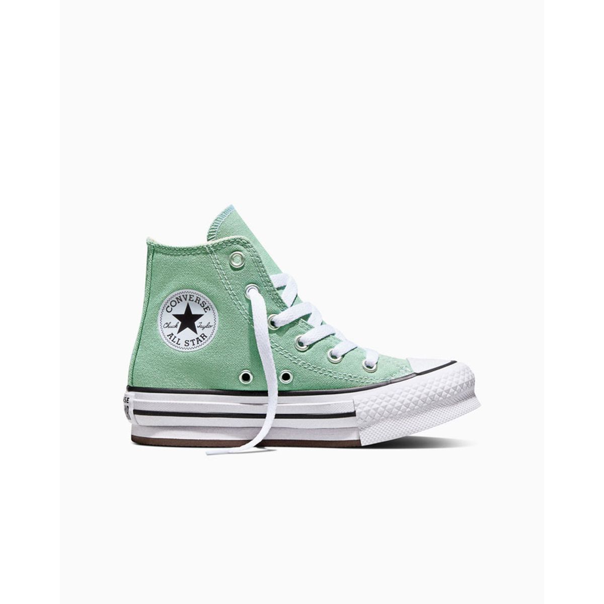 CONVERSE - Zapatillas Chuck Taylor Lift Platform Seasonal Color Verde