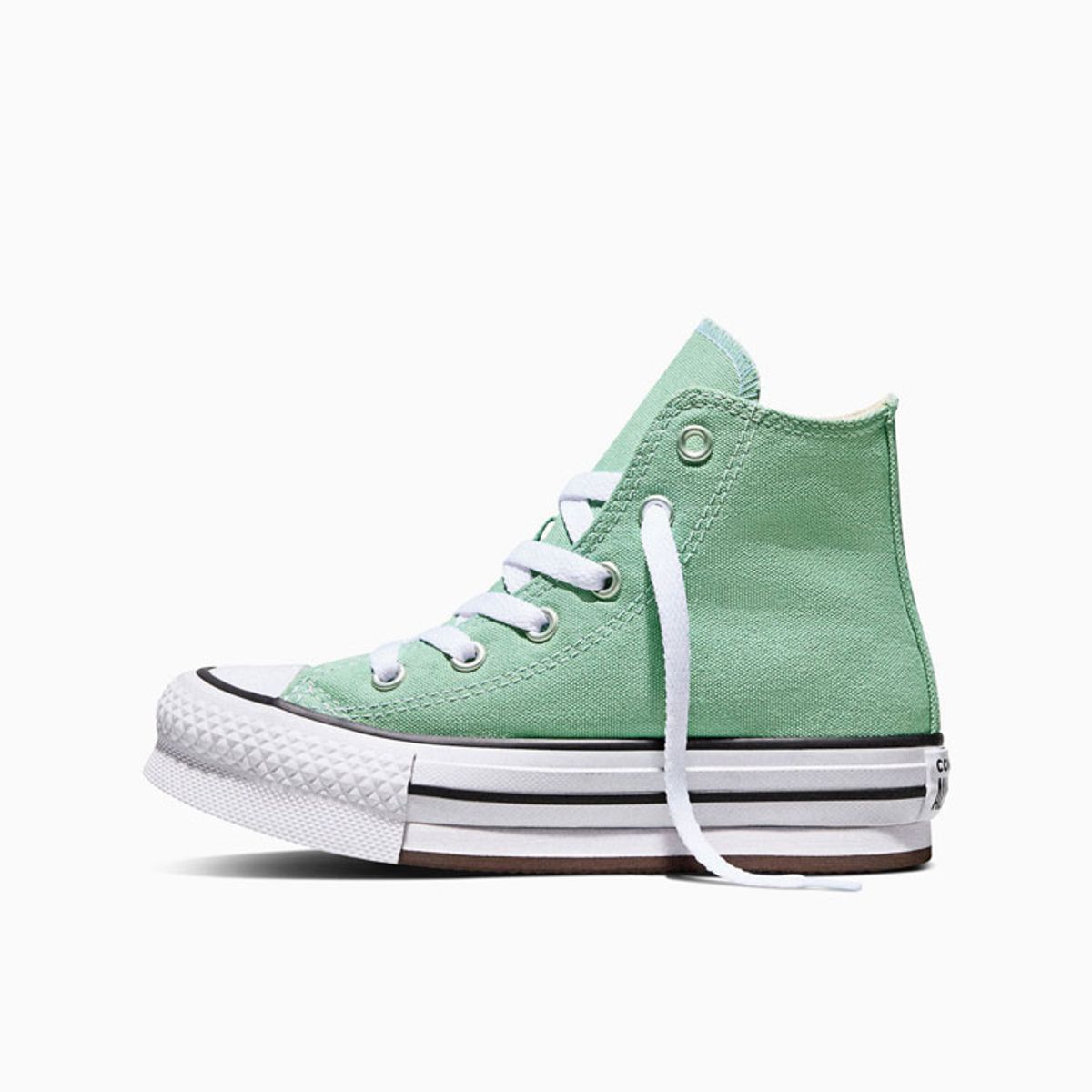 CONVERSE - Zapatillas Chuck Taylor Lift Platform Seasonal Color Verde