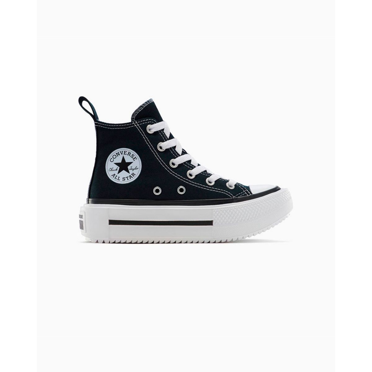 CONVERSE - Zapatillas Chuck Taylor All Star Double Stack Platform Negro