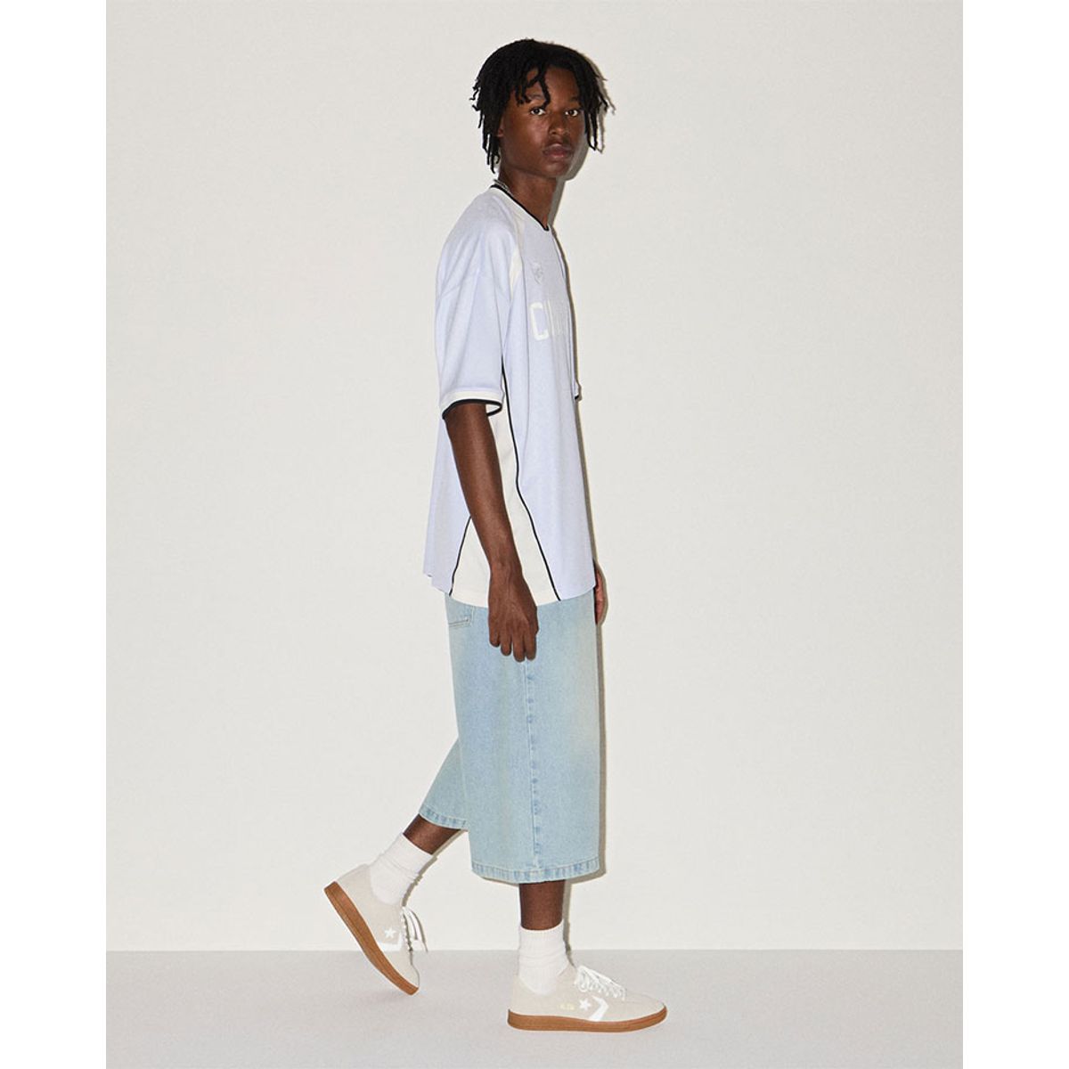 CONVERSE - Zapatillas Unisex All Star Classic Trainer Suede Crema