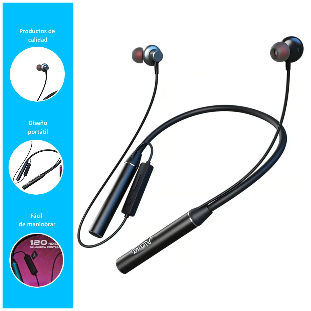 GENERICO - Audífono Inalámbrico Bluetooth Deportivo Alenur Z18 Ultra